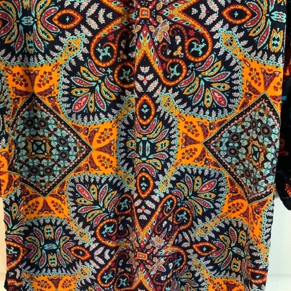 ANTHROPOLOGIE FIG & FLOWER FLORAL TUNIC SIZE M - Picture 7 of 9